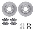 Dynamic Friction Co 6612-92011, Rotors with 5000 Euro Ceramic Brake Pads includes Hardware 6612-92011